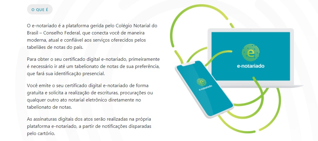 site e-notariado